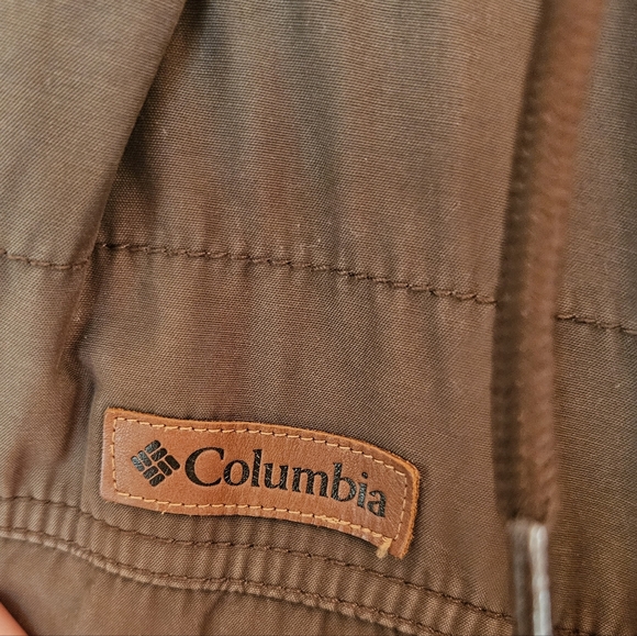 Columbia Chatfield Hill Cargo Sherpa Olive Jacket Women L - Picture 3 of 10